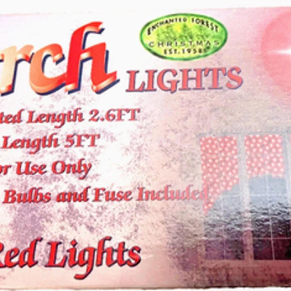Arch Lights 50 Count Green Outdoor Indoor Christmas String
